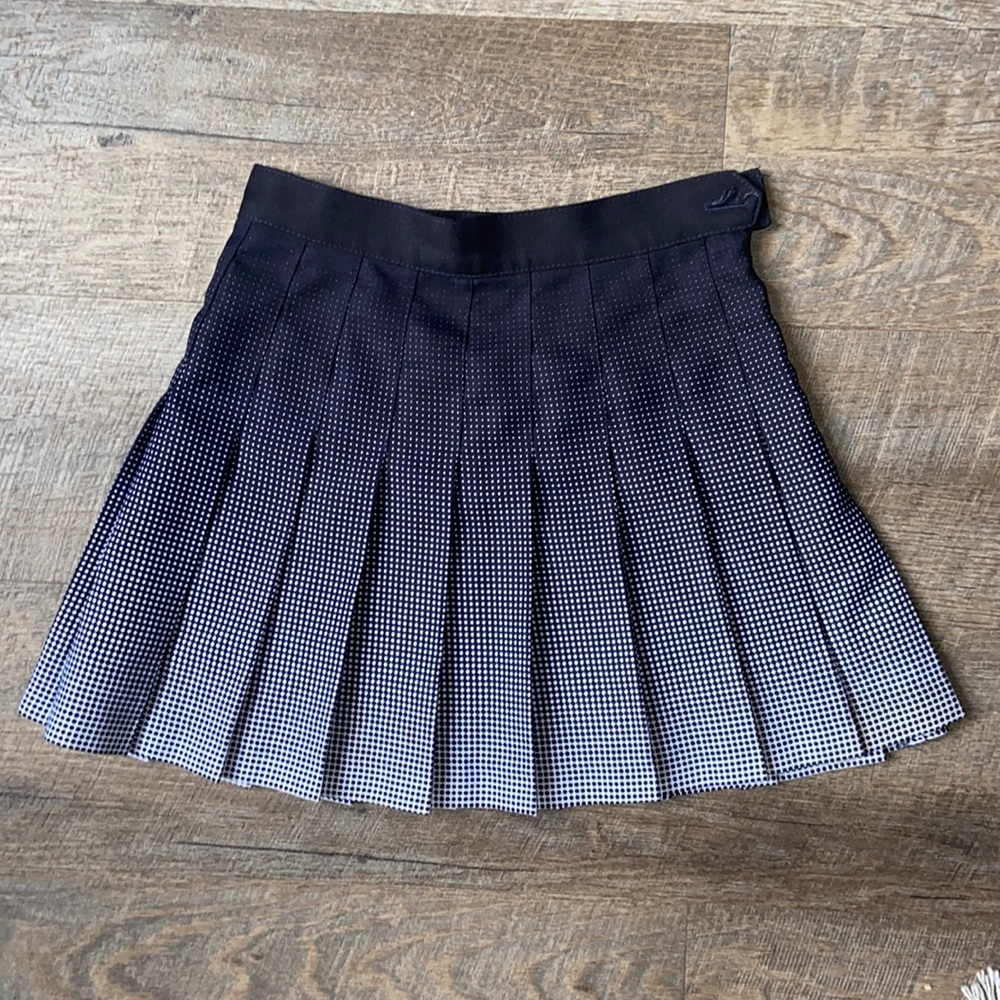 American Apparel Ombré Pleated Mini Skirt